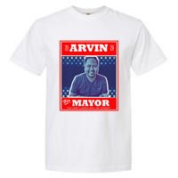 Kapu Coffee Arvin For Mayor Garment-Dyed Heavyweight T-Shirt