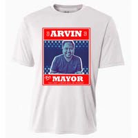 Kapu Coffee Arvin For Mayor Cooling Performance Crew T-Shirt