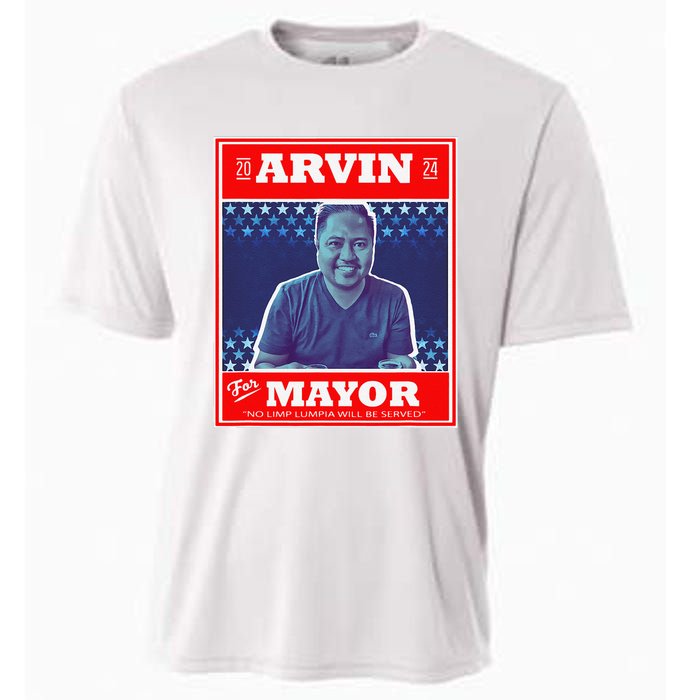 Kapu Coffee Arvin For Mayor Cooling Performance Crew T-Shirt