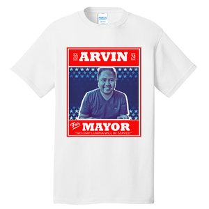 Kapu Coffee Arvin For Mayor Tall T-Shirt