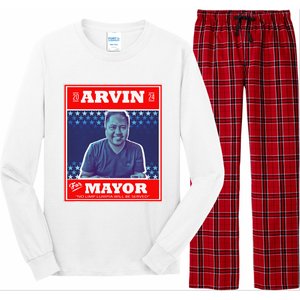 Kapu Coffee Arvin For Mayor Long Sleeve Pajama Set