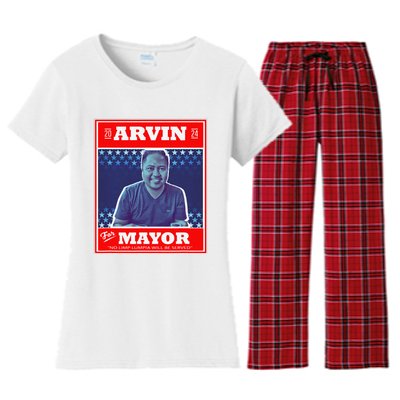 Kapu Coffee Arvin For Mayor Women's Flannel Pajama Set