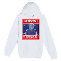 Kapu Coffee Arvin For Mayor Premium Pullover Hoodie