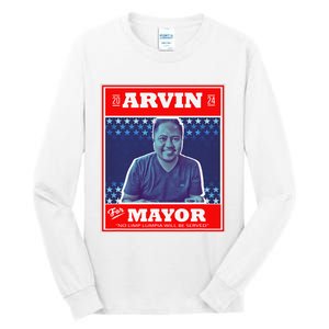 Kapu Coffee Arvin For Mayor Tall Long Sleeve T-Shirt