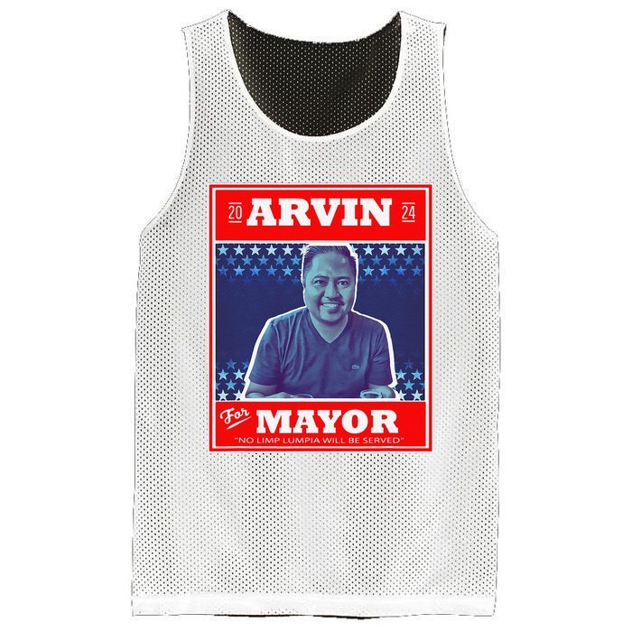 Kapu Coffee Arvin For Mayor Mesh Reversible Basketball Jersey Tank