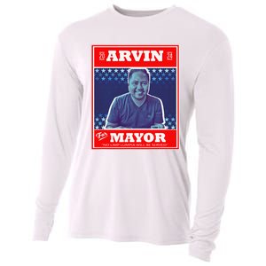 Kapu Coffee Arvin For Mayor Cooling Performance Long Sleeve Crew