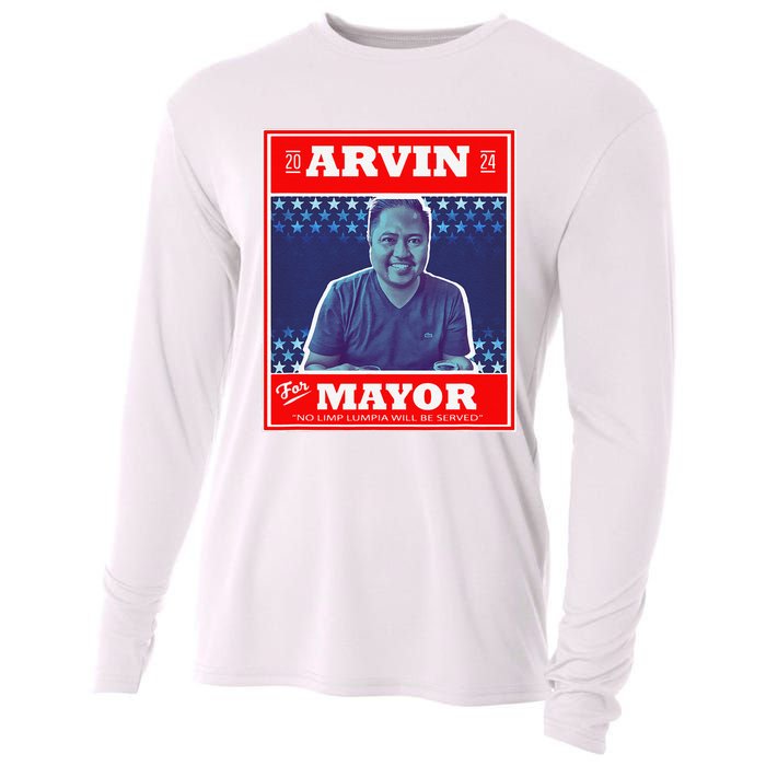 Kapu Coffee Arvin For Mayor Cooling Performance Long Sleeve Crew