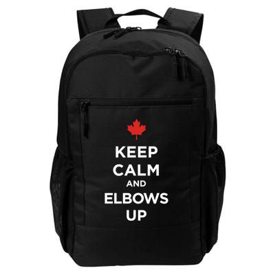 Keep Calm And Elbows Up Daily Commute Backpack
