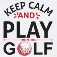 Keep Calm And Play Golf Cooling Performance Long Sleeve Crew