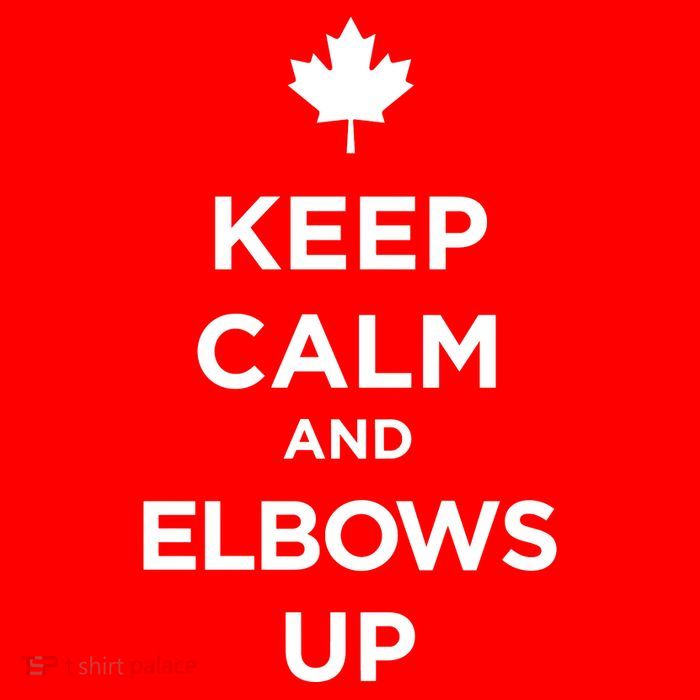 Keep Calm And Elbows Up Full-Length Apron With Pockets