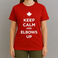 Keep Calm And Elbows Up T-Shirt
