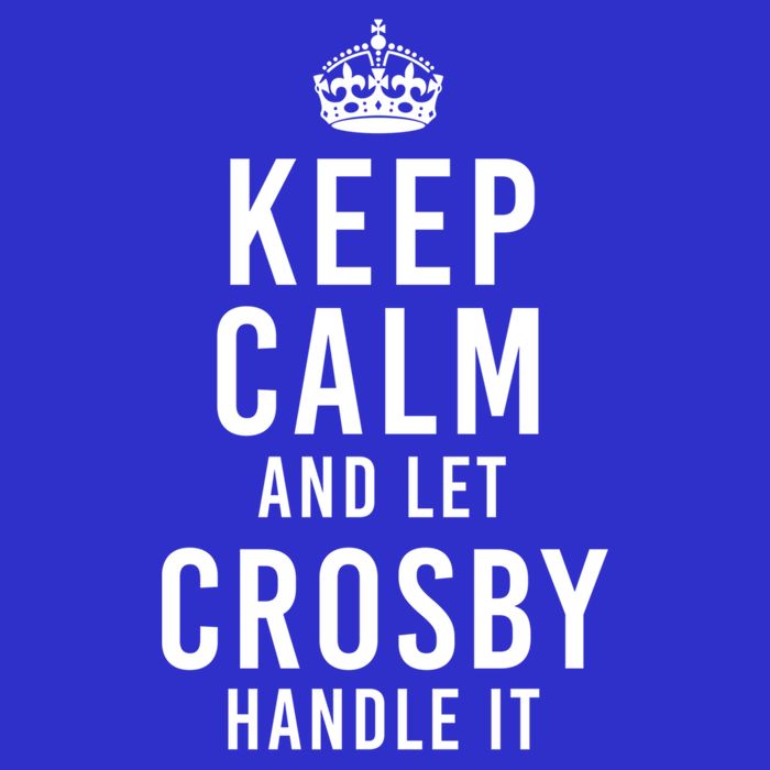 Keep Calm And Let Crosby Handle It Funny Personalized Name Gift Mousepad