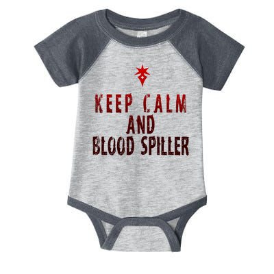 Keep Calm And Blood Spiller Dark Knight Infant Baby Jersey Bodysuit