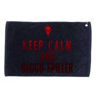 Keep Calm And Blood Spiller Dark Knight Grommeted Golf Towel