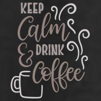 Keep Calm And Drink Coffee 7 Panel Mesh Trucker Snapback Hat