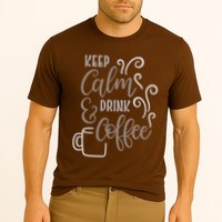 Keep Calm And Drink Coffee Cooling Performance Crew T-Shirt