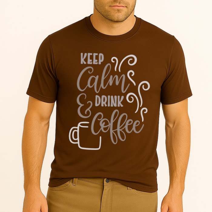 Keep Calm And Drink Coffee Cooling Performance Crew T-Shirt