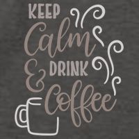 Keep Calm And Drink Coffee Vector Backpack