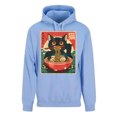 Kawaii Cat Anime Gifts Cat Ramen Graphic Japanese Funny Unisex Surf Hoodie