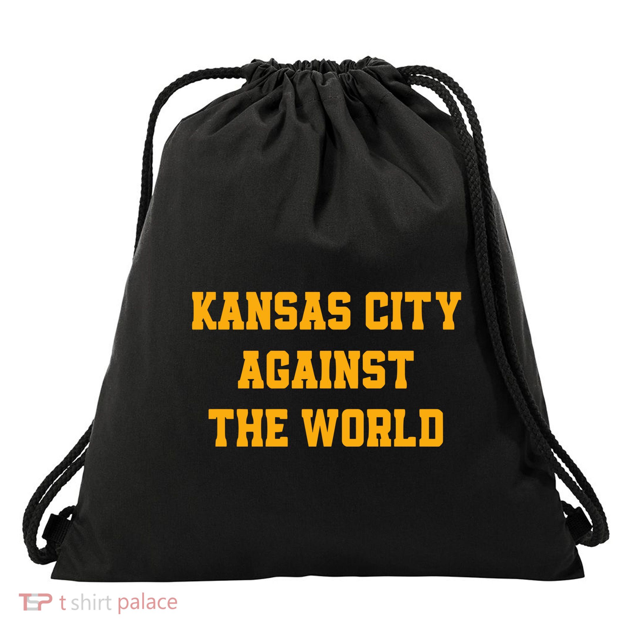 Kansas City Against The World – Kansas City Football Drawstring Bag