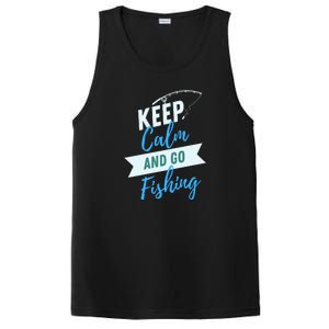 Keep Calm And Go Fishing PosiCharge Competitor Tank