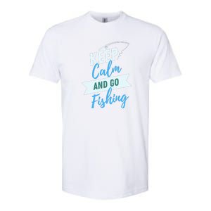 Keep Calm And Go Fishing Softstyle CVC T-Shirt