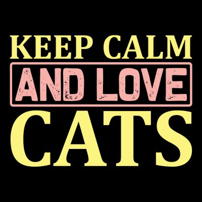 Keep Calm And Love Cats T-Shirt