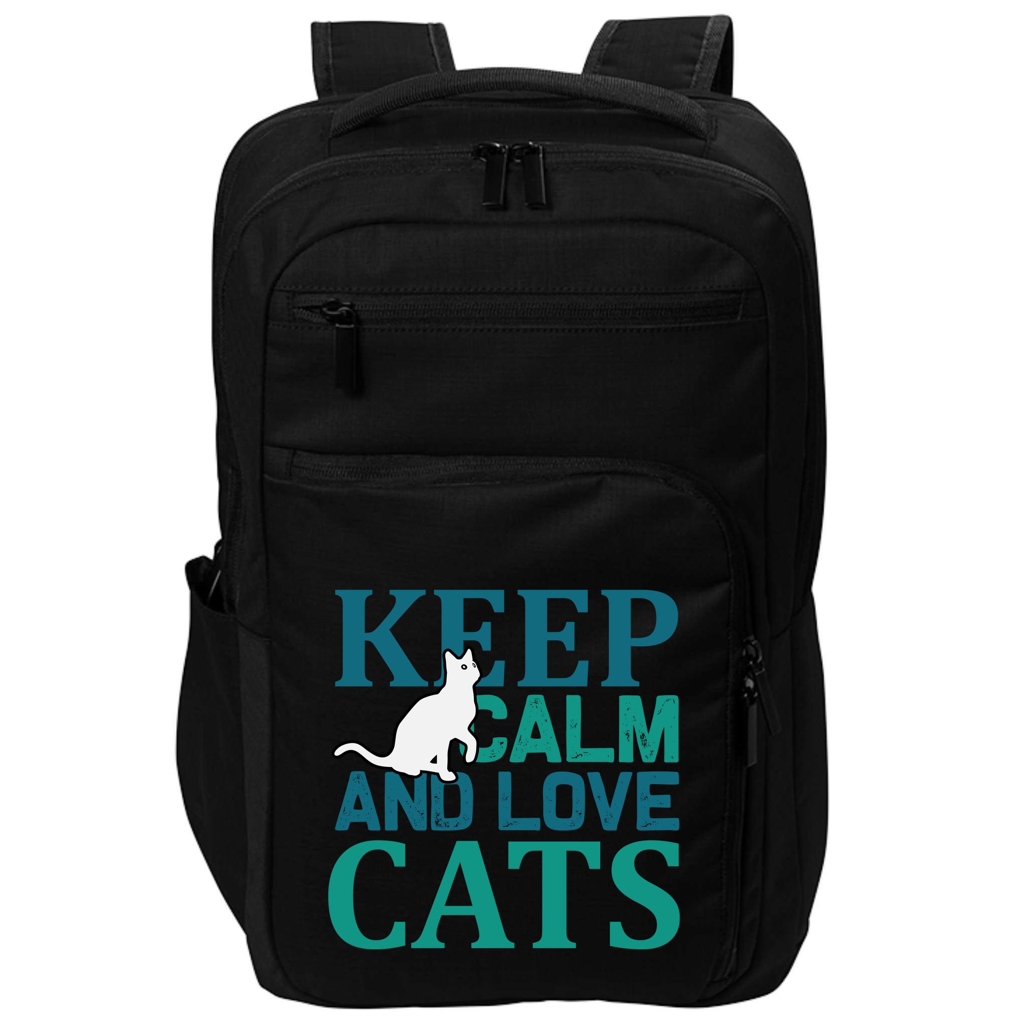 Keep Calm And Love Cats Impact Tech Backpack