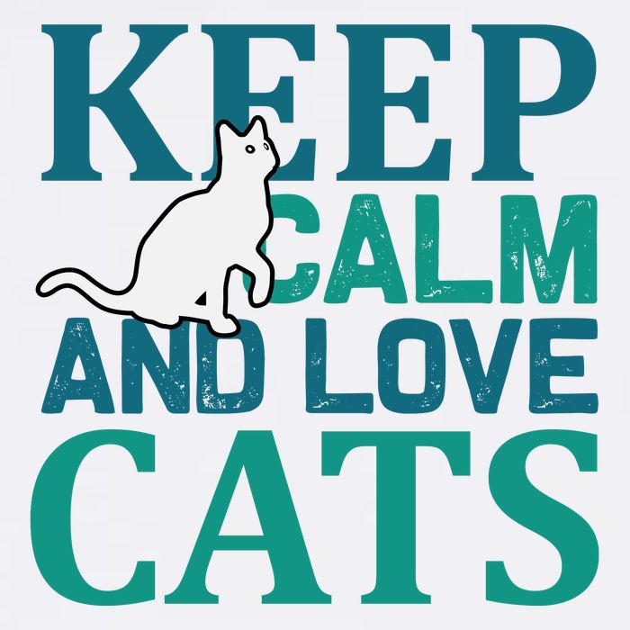 Keep Calm And Love Cats Cooling Performance Long Sleeve Crew