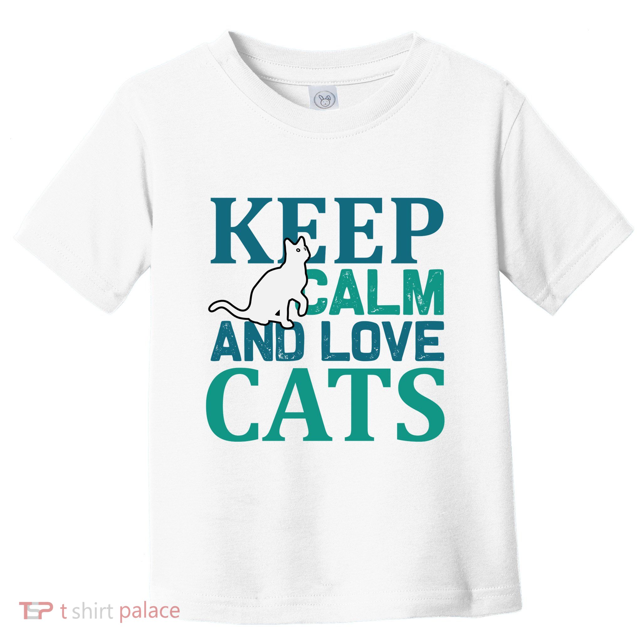 Keep Calm And Love Cats Toddler T-Shirt