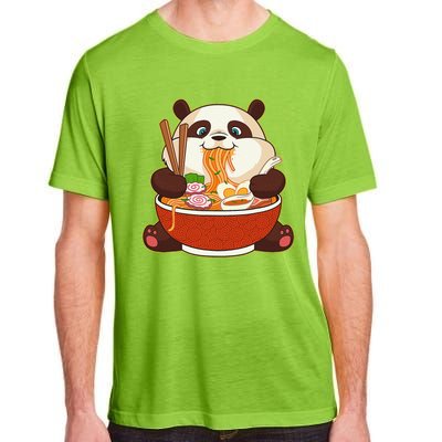 Kawaii Cute Anime Panda Otaku Japanese Ra Noodles Gift Adult ChromaSoft Performance T-Shirt