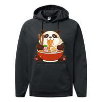 Kawaii Cute Anime Panda Otaku Japanese Ra Noodles Gift Performance Fleece Hoodie