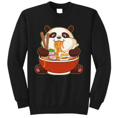 Kawaii Cute Anime Panda Otaku Japanese Ra Noodles Gift Sweatshirt