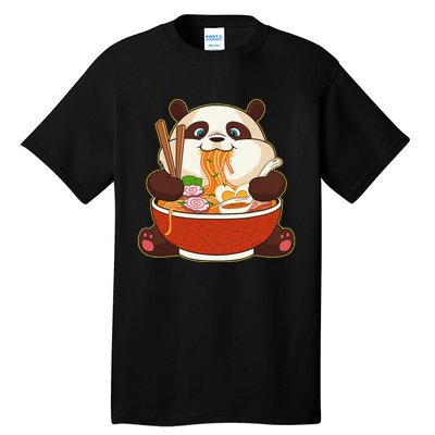 Kawaii Cute Anime Panda Otaku Japanese Ra Noodles Gift Tall T-Shirt