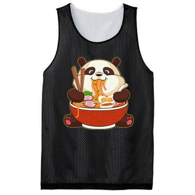 Kawaii Cute Anime Panda Otaku Japanese Ra Noodles Gift Mesh Reversible Basketball Jersey Tank