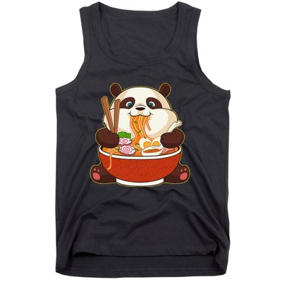 Kawaii Cute Anime Panda Otaku Japanese Ra Noodles Gift Tank Top