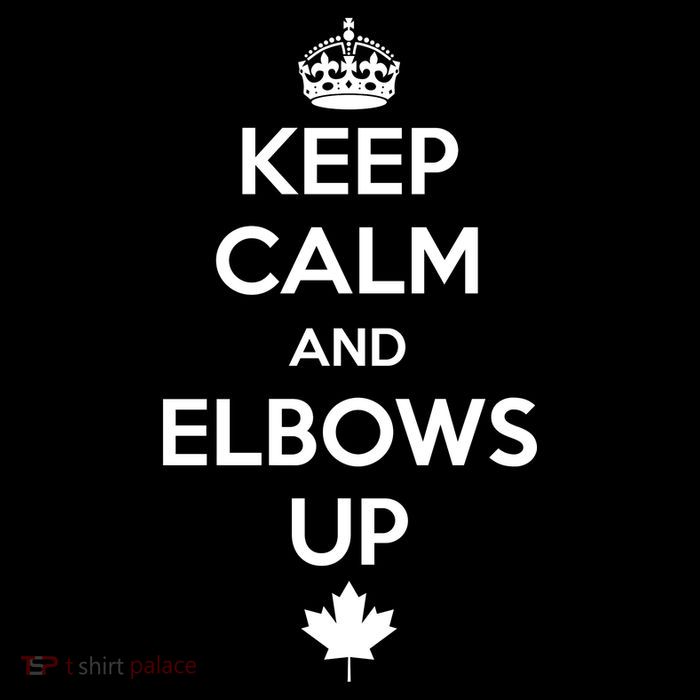 Keep Calm and Elbows Up Canada is Not for Sale  Flexfit Unipanel Trucker Cap