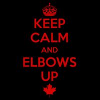 Keep Calm and Elbows Up Canada is Not for Sale  Mug