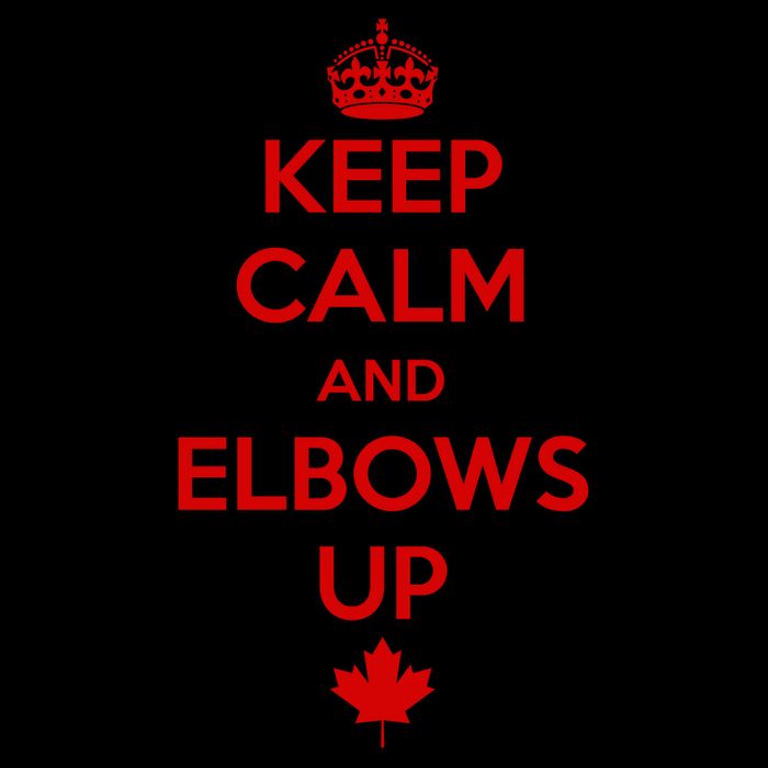 Keep Calm and Elbows Up Canada is Not for Sale  Mug