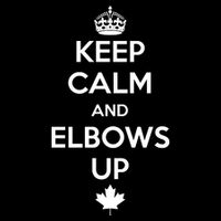 Keep Calm and Elbows Up Canada is Not for Sale  Drawstring Bag