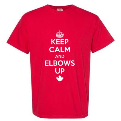 Keep Calm and Elbows Up Canada is Not for Sale  Garment-Dyed Heavyweight T-Shirt