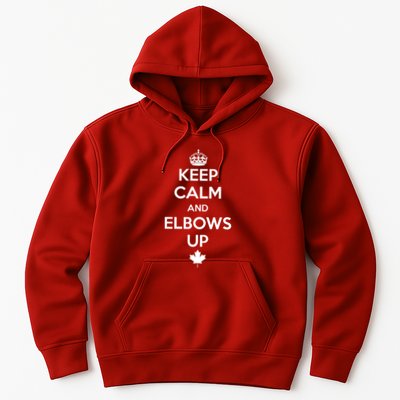 Keep Calm and Elbows Up Canada is Not for Sale  Hoodie
