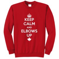 Keep Calm and Elbows Up Canada is Not for Sale  Sweatshirt
