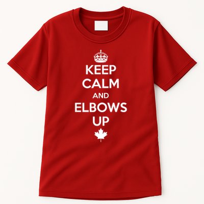 Keep Calm and Elbows Up Canada is Not for Sale  Tall T-Shirt