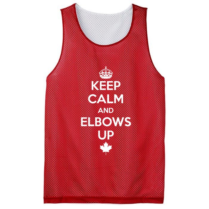 Keep Calm and Elbows Up Canada is Not for Sale  Mesh Reversible Basketball Jersey Tank