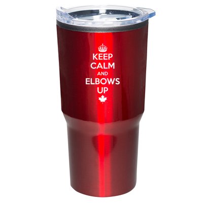 Keep Calm and Elbows Up Canada is Not for Sale  Tumbler