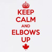 Keep Calm and Elbows Up Canada is Not for Sale  Garment-Dyed Sweatshirt