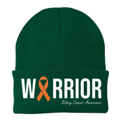 Kidney Cancer Awareness Orange Ribbon Knit Cap Winter Beanie