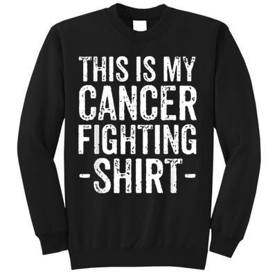Kidney Cancer Awareness This Is My Cancer Fighting Orange Sweatshirt