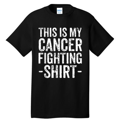 Kidney Cancer Awareness This Is My Cancer Fighting Orange Tall T-Shirt